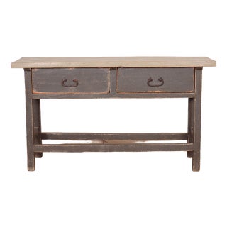 English Painted Server in Pine, 1920s For Sale
