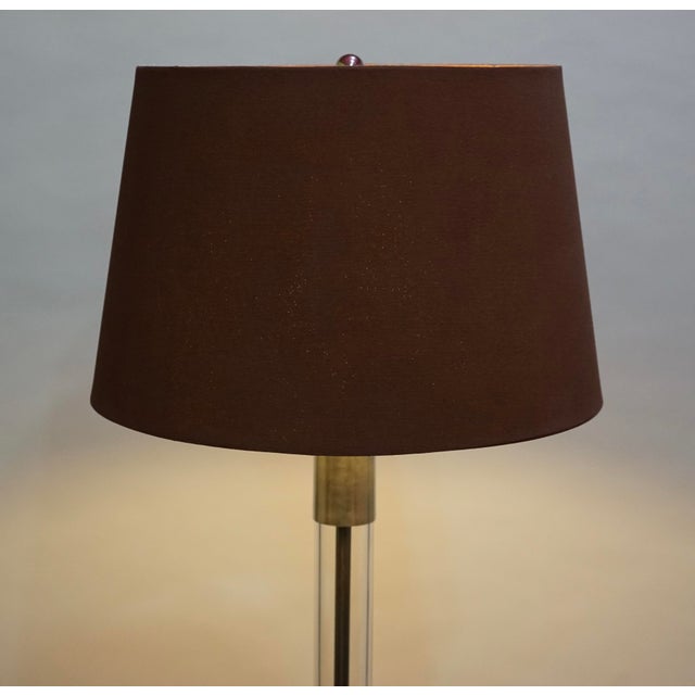 Metal Mid 20th Century Tubular Chrome and Glass Floor Lamp by Laurel Lamp Company For Sale - Image 7 of 8