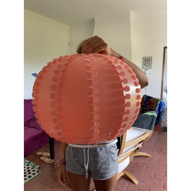 Plastic Large Danish Modern Coral Acrylic Modular Hanging Light, Ukraine, 1970s For Sale - Image 7 of 18