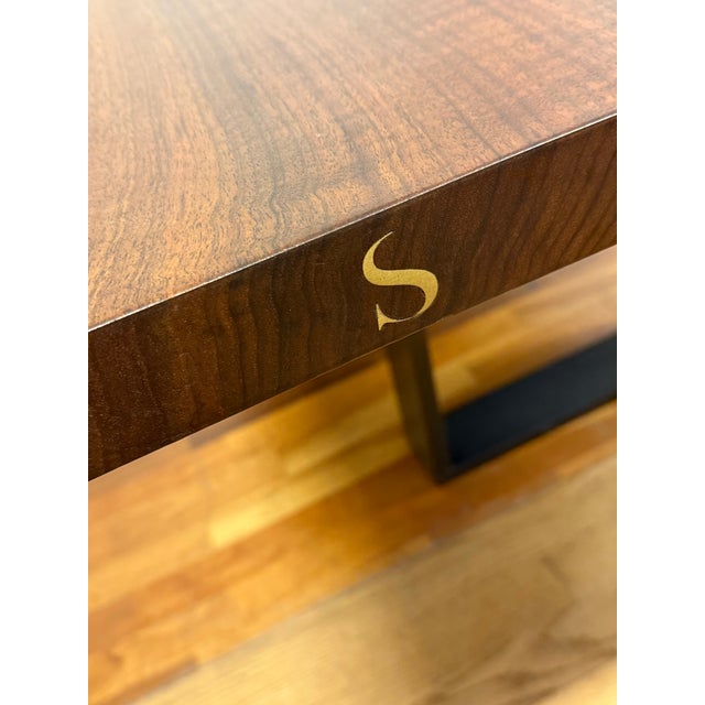 Brown Sentient Live Edge Dining Table For Sale - Image 8 of 12