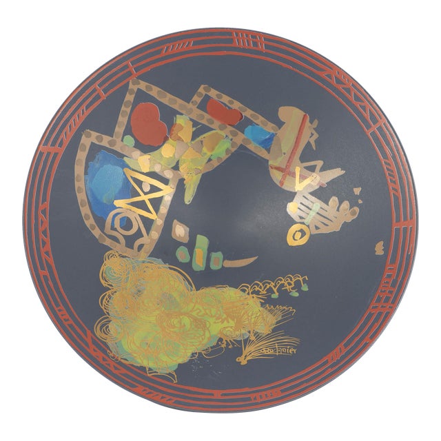 Gilbert Portanier Rosenthal Ceramic Bowl For Sale