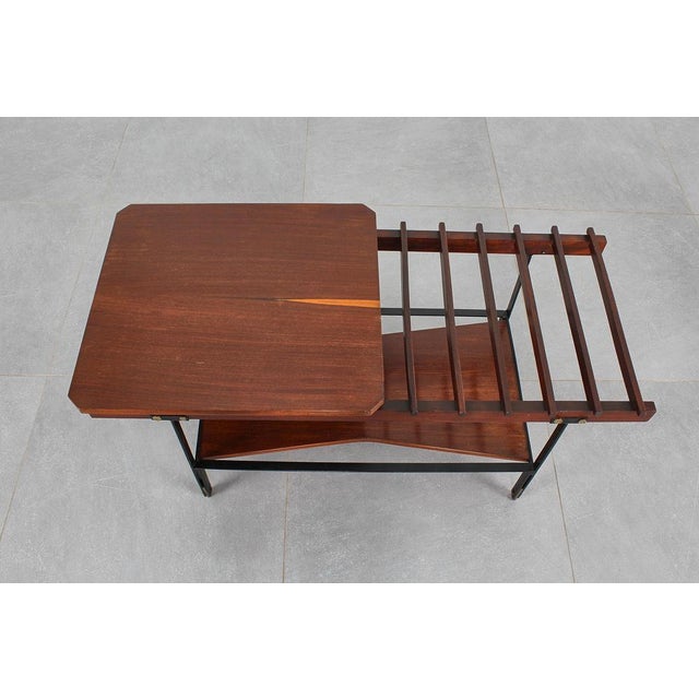 Mid-Century Iron and Teak Coffee Table from Home Torino, 1960s For Sale - Image 12 of 18