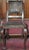Set of Antique Embossed Leather Dining Chairs, 1900s For Sale - Image 10 of 11