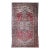 Antique Oversized Persian Heriz Serapi Rug, Hand-Knotted Wool, Geometric Pattern, Red & Navy, 10x20 For Sale
