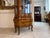 Baroque Style Inlaid Walnut Display Cabinet For Sale - Image 9 of 11
