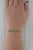 1.04ctw Emerald Diamond v Chain Bracelet 7" 14k Yellow Gold For Sale - Image 4 of 5