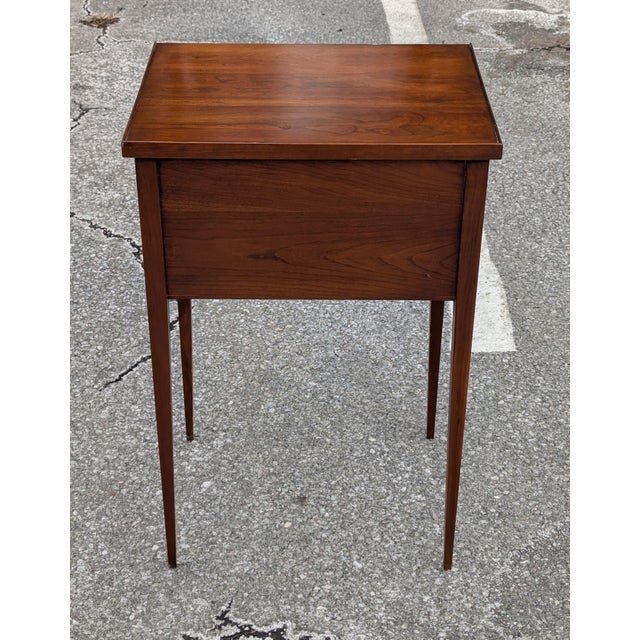 Mid 20th Century Henkel Harris, Federal Style Cherry Two Drawer NightStand For Sale In Washington DC - Image 6 of 9