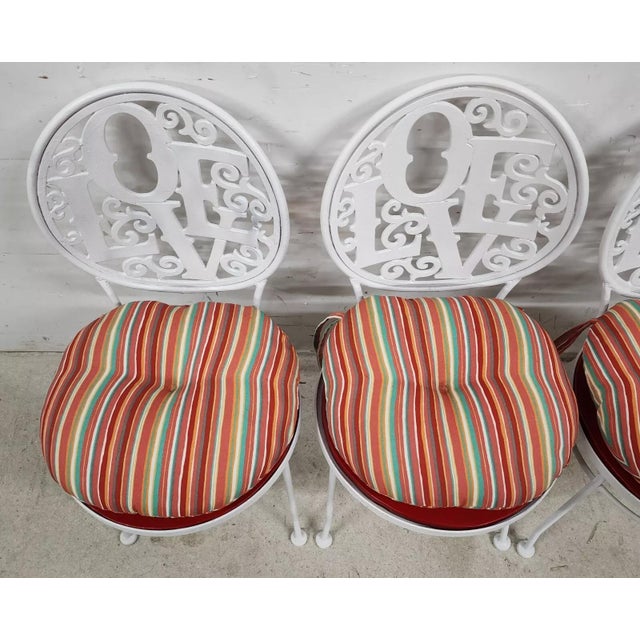 1960s Arthur Umanoff Iron Love Chairs 1960s For Sale - Image 5 of 12