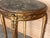 Early 20th Century French Louis XVI Style Gilded Oval Console Table with Four Legs For Sale In Miami - Image 6 of 18