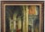 Impressionist Vintage Signed Museum Interior Architectural Oil Painting For Sale - Image 3 of 12