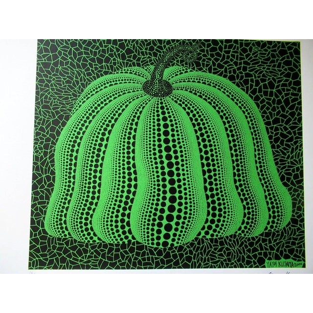 Yayoi Kusama "PUMPKIN" Limited Edition Lithograph (After). Limited Edition Lithograph of 500 - Numbers signed in Pencil....
