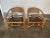 1950s Ficks Reed Attributed Rattan Lounge Chairs - a Pair For Sale - Image 9 of 12