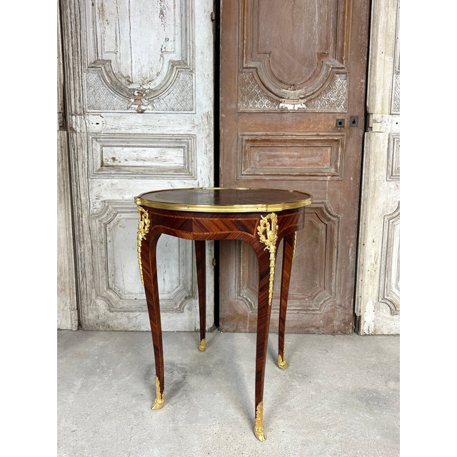 Napoleon III Style Pedestal Table, 1890 For Sale - Image 10 of 10