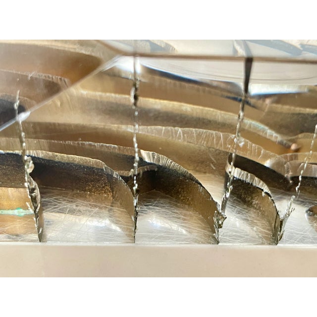 1970s Herb Ritts for Astrolite California Lucite & Embedded Bronze Dish For Sale In Denver - Image 6 of 12