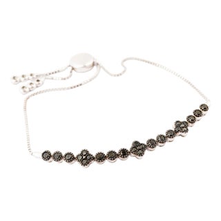 Natural diamond 0.82cts bracelet in 18k gold For Sale