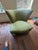 Donghia Sculptural Lounge Chair – Curved Modern Silhouette in Emerald Upholstery For Sale - Image 9 of 10