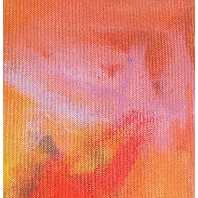Contemporary "Dawn" by Trixie Pitts Mini Abstract Expressionist Oil Painting For Sale - Image 3 of 12
