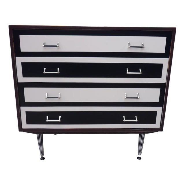 Large Vintage Chest of Drawers 4 Drawers, 1950s For Sale