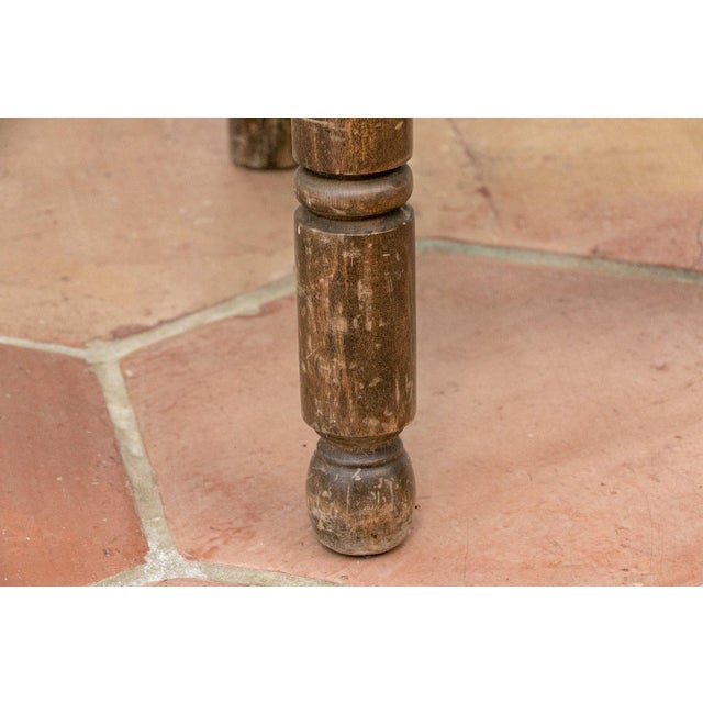 Antique Rush Seat Ladder Back Side Chairs—A Pair For Sale - Image 10 of 11