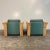 Pair of Large Cube Wicker Lounge Club Chairs For Sale - Image 4 of 12