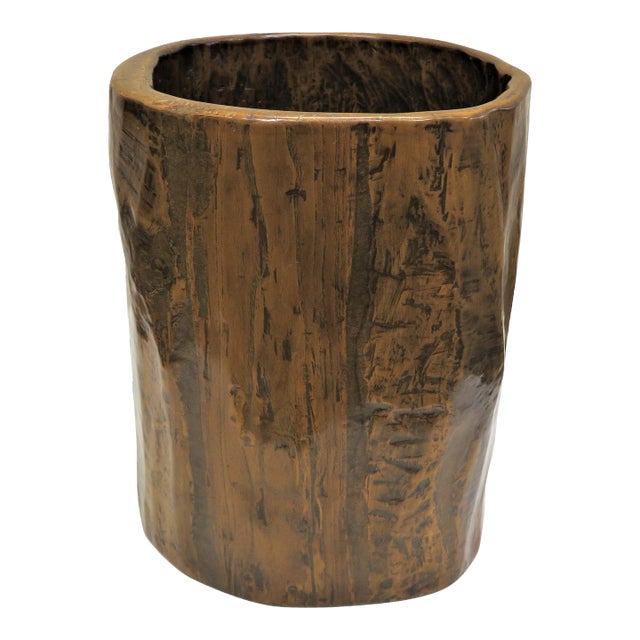 Early 20th Century Hallowed Tree Bucket Vat For Sale