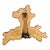 Mid 20th Century Vintage Sculptural Live-Edge Wood Wall Clock With Organic Tree Form For Sale - Image 5 of 11