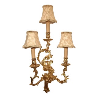 Large Vintage Wall Light in Brass from Zonca, 1990s For Sale