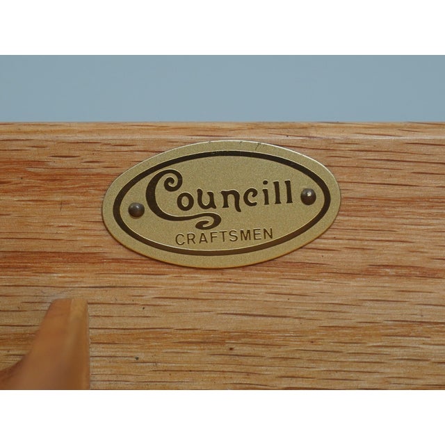 Council Craftsman Inlaid Mahogany Chippendale Desk For Sale - Image 17 of 17