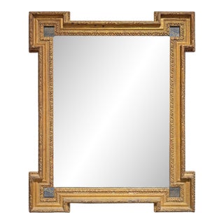 Mid-20th Century Italian Gilt Framed Mirror For Sale