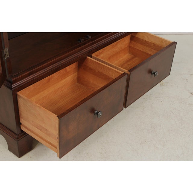 Stickley Cherry 2 Door 2 Drawer Bookcase For Sale In Philadelphia - Image 6 of 18