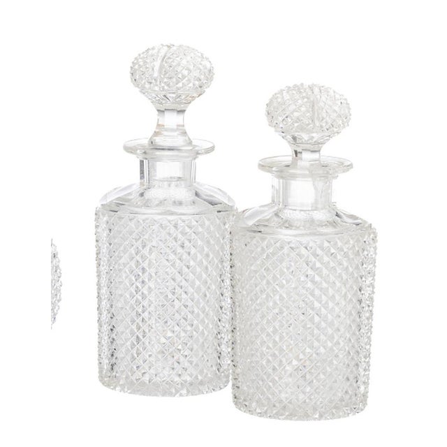 Crystal Glass Jars, Set of 4 For Sale - Image 3 of 8