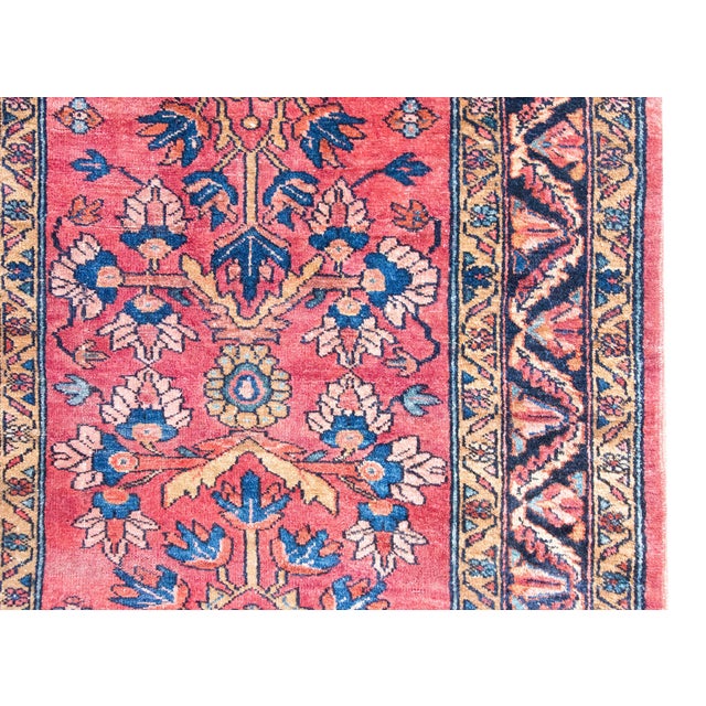 Textile Early 20th Century Persian Lilihan Rug For Sale - Image 7 of 15