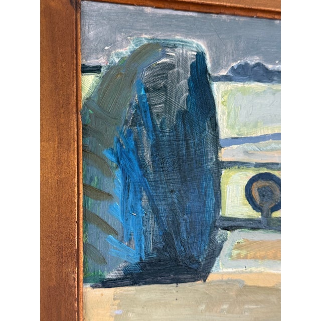 Paper 1940s Modernist Abstract Landscape For Sale - Image 7 of 10