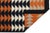 Modern Navajo Style Geometric Wool Rug Handmade Terracotta & Charcoal Flatweave For Sale - Image 4 of 11