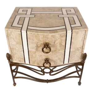 Tessellated Storage Box by Marquis Collection of Beverly Hills