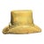 Brass Hat Match Holder and Striker For Sale