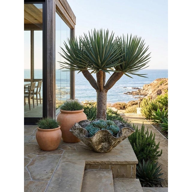Greige 1970s Willy Guhl Sculptural Biomorphic Garden Planter For Sale - Image 8 of 12