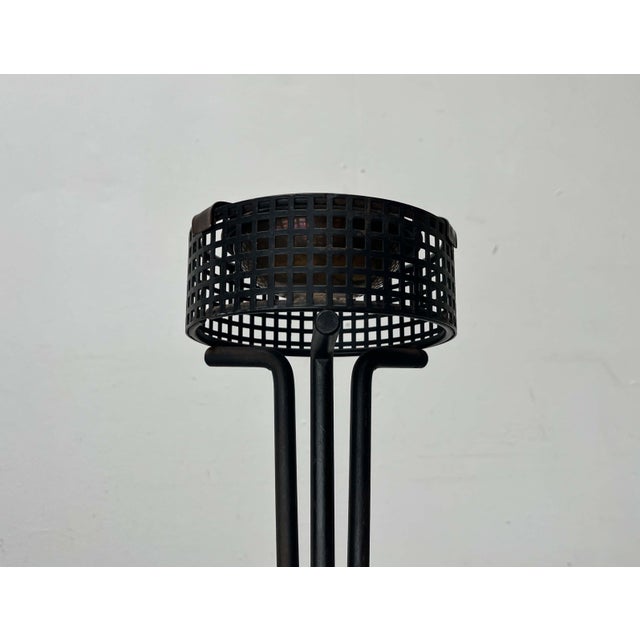 1960s Mid-Century Modern Tripod Standing Ashtray with Perforated Metal, 1960s For Sale - Image 5 of 18