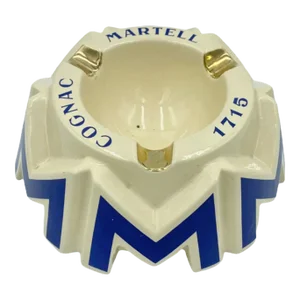 Vintage Mid-Century Martell Cognac 1715 Ashtray Trinket Dish