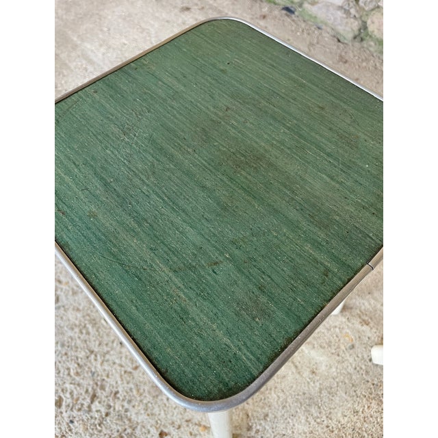 Vintage Wooden Stool, 1950s For Sale - Image 4 of 18