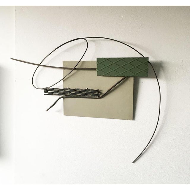 Abstract Iron Sculpture by Alex Corno Confini, Italy, 1985 For Sale - Image 14 of 17