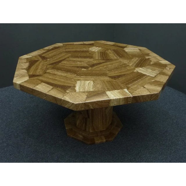 Exceptional onyx dining table from South America. Manufactured in Mexico 1960s. Probably unique. from first owner and in...