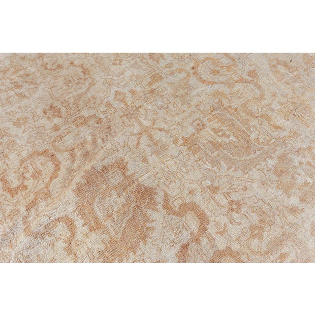 Textile Authentic 19th Century Indian Amritsar Handmade Wool Carpet For Sale - Image 7 of 9