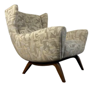 Vintage Illum Wikkelso Sculptural Lounge Chair