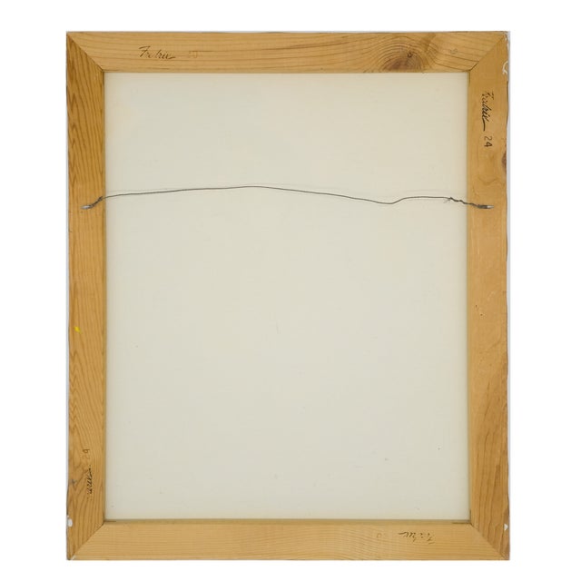 Orange 1980s Ash and Signal - Virginia Cohn Parkum, C. Unknown For Sale - Image 8 of 8