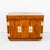 Henredon Vintage Mid Century Henredon Campaign Style Bar Cabinet With Brass Accents For Sale - Image 4 of 12
