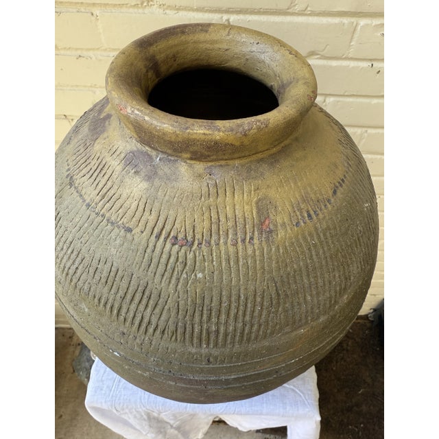 Antique Late 19th Century Chinese Stoneware Martaban Storage Jar For Sale - Image 10 of 10