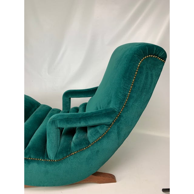 Vintage MidCentury Contour Green Lounge Chair Chairish