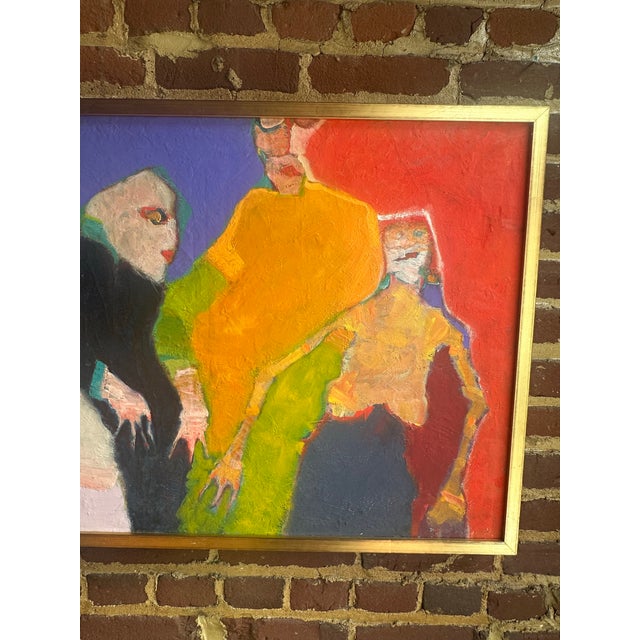 2000 - 2009 Martin Sumers Modernist Figurative Painting on Canvas (2001) For Sale - Image 5 of 6
