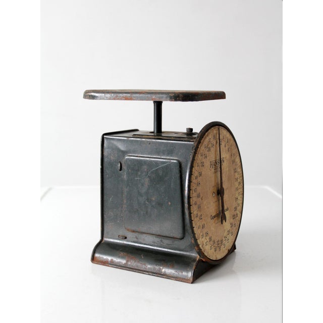 Black Vintage Hanson Kitchen Scale For Sale - Image 8 of 15